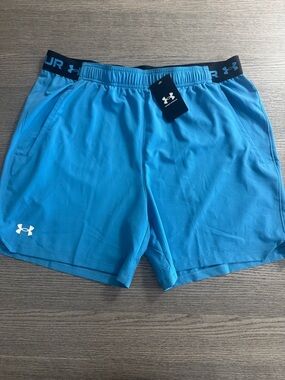 Under Armour Men's Vanish Woven Shorts Size XL Fitted Ether Blue 6” Inseam